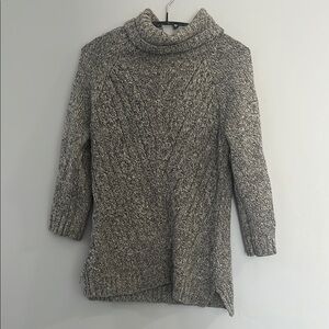 Dynamite Cozy Gray Turtleneck Sweater